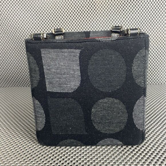 Kate Spade New York Bag Womens Small Black Gray Square Cube Bucket Bag Rare - Picture 5 of 16